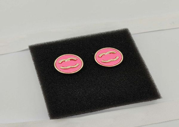 2023 luxury quality charm round shape stud earring with pink color in 18k gold plated have box stamp ps7509a6702161, Golden
2023 luxury quality charm round shape stud earring with pink color in 18k gold plated have box stamp ps7509a6702161, Golden