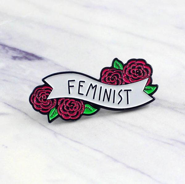 quotfeministquot flowers logo special enamel cartoon brooch creative letter lapels denim badges gifts for children pins1888611, Gray
quotfeministquot flowers logo special enamel cartoon brooch creative letter lapels denim badges gifts for children pins1888611, Gray