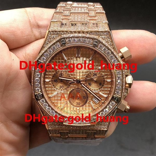 full iced luxury 42mm diamond quartz man watch full diamond band quartz stainless steel sapphire full function men's watches 2919, Slivery;brown
full iced luxury 42mm diamond quartz man watch full diamond band quartz stainless steel sapphire full function men's watches 2919, Slivery;brown