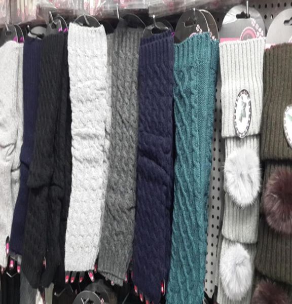 

2015 solid knit fingerless gloves ballet dance glove long arm warmers mitten fashion mixed 24pairslot 37075842444, Blue;gray