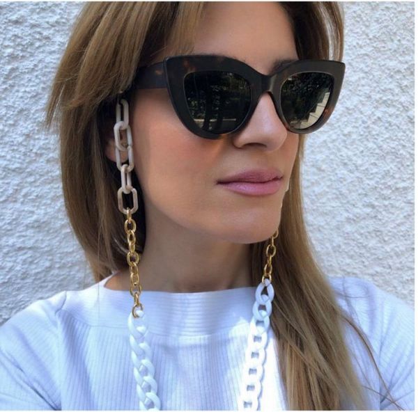 eyeglasses chain white acrylic meterial wiith gold color plated silicone loops eyewear retainer sunglasses accessory for women nec6723982
eyeglasses chain white acrylic meterial wiith gold color plated silicone loops eyewear retainer sunglasses accessory for women nec6723982