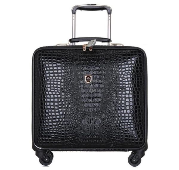 retro luggage 16 inch men commercial pu crocodile pattern 4 wheels trolley travel suitcase bag woman computer bags av3542447
retro luggage 16 inch men commercial pu crocodile pattern 4 wheels trolley travel suitcase bag woman computer bags av3542447