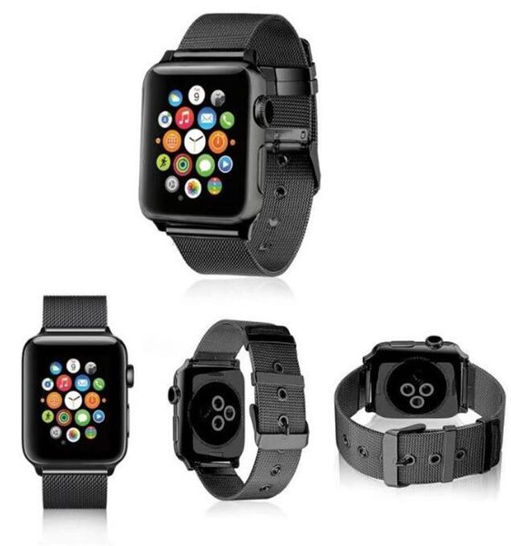 for apple watch bands series 3 2 1 stainless steel strap replacement bracelet band universal milanese loop5590162, Black;brown
for apple watch bands series 3 2 1 stainless steel strap replacement bracelet band universal milanese loop5590162, Black;brown