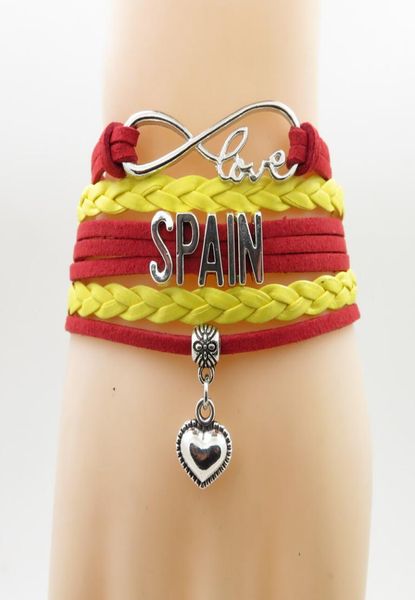 love spain bracelet heart charm love spain country bracelets bangles for woman and man jewelry9402358, Black
love spain bracelet heart charm love spain country bracelets bangles for woman and man jewelry9402358, Black