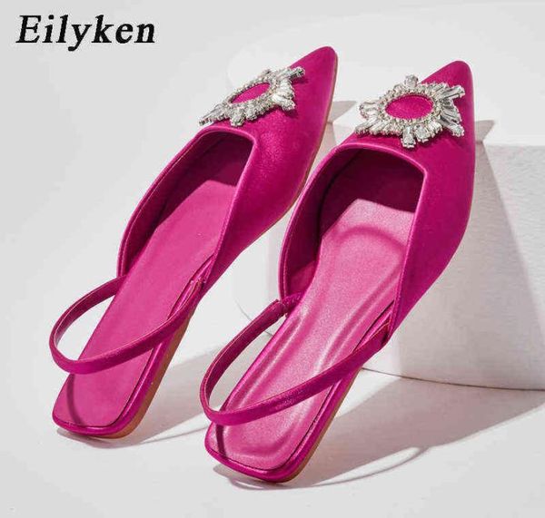 eilyken new fashion brand crystal buckle designer pumps shoes pointed toe slingback slip on mules ladies dress flat sandals2432480, Black
eilyken new fashion brand crystal buckle designer pumps shoes pointed toe slingback slip on mules ladies dress flat sandals2432480, Black