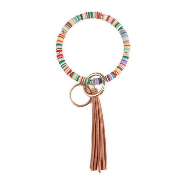 keychains zwpon boho heishi polymer clay disc beads circle keychain velvet tassel wristlet bracelets for women surf jewelry whole13752256, Silver
keychains zwpon boho heishi polymer clay disc beads circle keychain velvet tassel wristlet bracelets for women surf jewelry whole13752256, Silver
