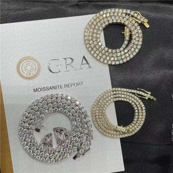 brand fashion woman s925 white gold plated 3mm 4mm link with gra certificate moissanite men vvs diamond tennis chain, Silver
brand fashion woman s925 white gold plated 3mm 4mm link with gra certificate moissanite men vvs diamond tennis chain, Silver