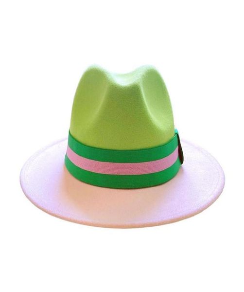 wide brim hats patchwork fedora hat colorful two tone men womens panama green pink british style trilby party formal cap2748604, Blue;gray
wide brim hats patchwork fedora hat colorful two tone men womens panama green pink british style trilby party formal cap2748604, Blue;gray