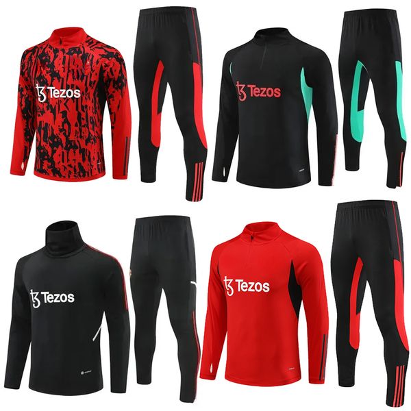 23/24 football tracksuits kids long sleeve pull zipper training suit men lyonnais l.paqueta ol aouar football training kit jogging sets man, Black
23/24 football tracksuits kids long sleeve pull zipper training suit men lyonnais l.paqueta ol aouar football training kit jogging sets man, Black