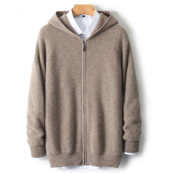 mens sweaters smpevrg mans autumn winter thick zipper casual coats male cardigan long sleeve hooded collar jacket 100% wool knit 230905, White;black
mens sweaters smpevrg mans autumn winter thick zipper casual coats male cardigan long sleeve hooded collar jacket 100% wool knit 230905, White;black
