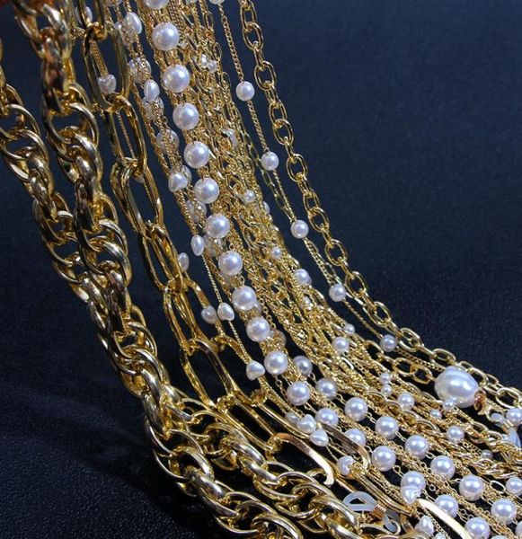new gold color metal imitation pearl long chain glasses chains for women face mask lanyard holder nonslip neck rope jewelry5621644, Silver
new gold color metal imitation pearl long chain glasses chains for women face mask lanyard holder nonslip neck rope jewelry5621644, Silver