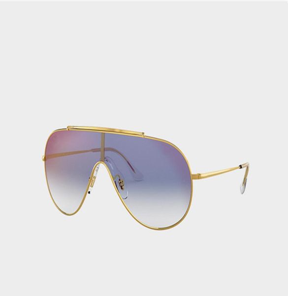 cobranded models designer sunglasses metal frame monolithic trend gradient lens men and women glasses with box 35978913361, White;black