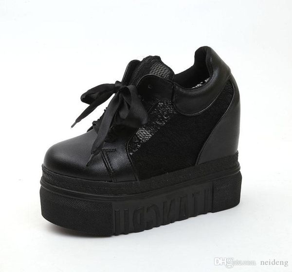 women summer platform shoes fashion wedges sneakers shoes 13cm height increased8483964, Black;white
women summer platform shoes fashion wedges sneakers shoes 13cm height increased8483964, Black;white