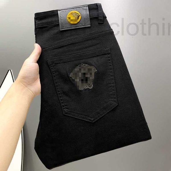 men's jeans designer autumn and winter jeans, cotton bullet, korean version, slim fit, pure black, high end european embroidery, medu 3, Blue
men's jeans designer autumn and winter jeans, cotton bullet, korean version, slim fit, pure black, high end european embroidery, medu 3, Blue