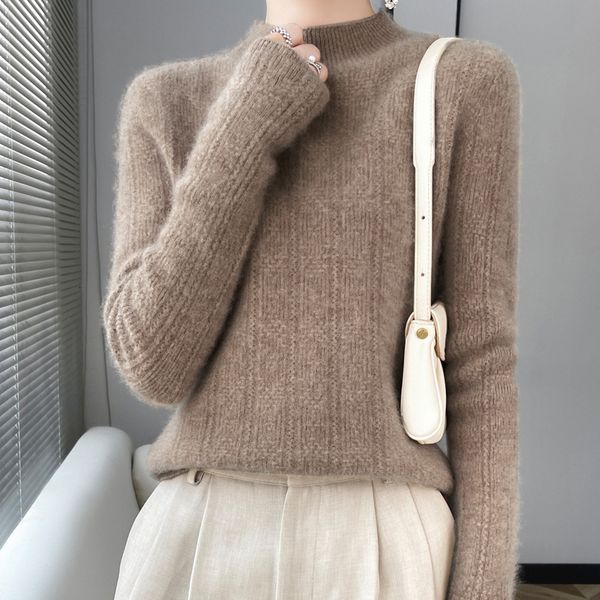womens sweaters autumn and winter 100% cashmere sweater turtleneck pullover fashion loose 230905, White;black
womens sweaters autumn and winter 100% cashmere sweater turtleneck pullover fashion loose 230905, White;black