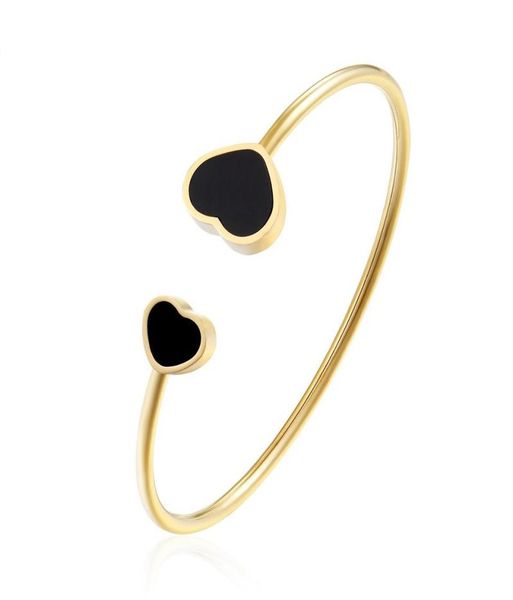 new style cuff bangles stainless steel jewelry bracelet heart shape fashion jewelry open bracelet bangle for women men ho2642323, Black
new style cuff bangles stainless steel jewelry bracelet heart shape fashion jewelry open bracelet bangle for women men ho2642323, Black
