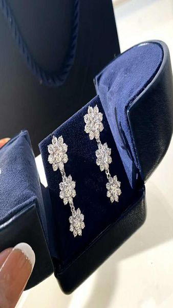 flower diamond cz 925 sterling silver dangle earring jewelry luxury party wedding drop earrings for women bridal gift5581983, Golden;silver
flower diamond cz 925 sterling silver dangle earring jewelry luxury party wedding drop earrings for women bridal gift5581983, Golden;silver