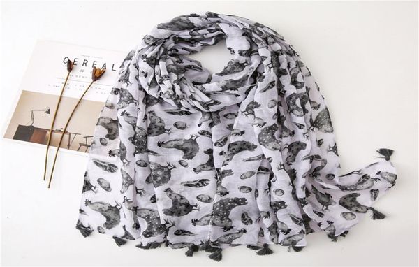 fashion chicken print tassel scarves wrap long animal print shawls hijab muffler 10pcslot 3854034, Blue;gray
fashion chicken print tassel scarves wrap long animal print shawls hijab muffler 10pcslot 3854034, Blue;gray