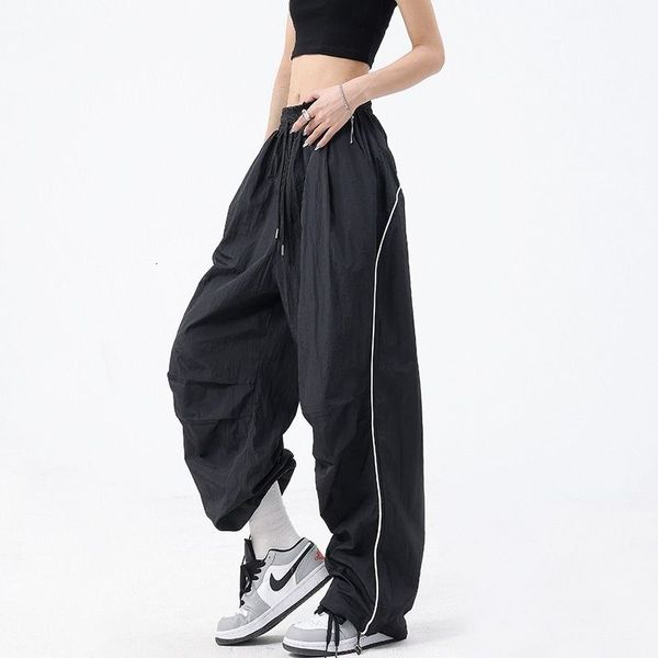 women's pants s deeptown y2k harajuku vintage striped parachute pant baggy casual sport korean fashion hippie pleated trousers kpop 230, Black;white
women's pants s deeptown y2k harajuku vintage striped parachute pant baggy casual sport korean fashion hippie pleated trousers kpop 230, Black;white