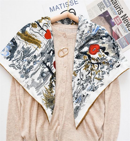 manual hand rolled twill silk scarf women forest heartshaped square scarves echarpes foulards femme wrap bandana hijab 90cm90cm5529348, Blue;gray
manual hand rolled twill silk scarf women forest heartshaped square scarves echarpes foulards femme wrap bandana hijab 90cm90cm5529348, Blue;gray