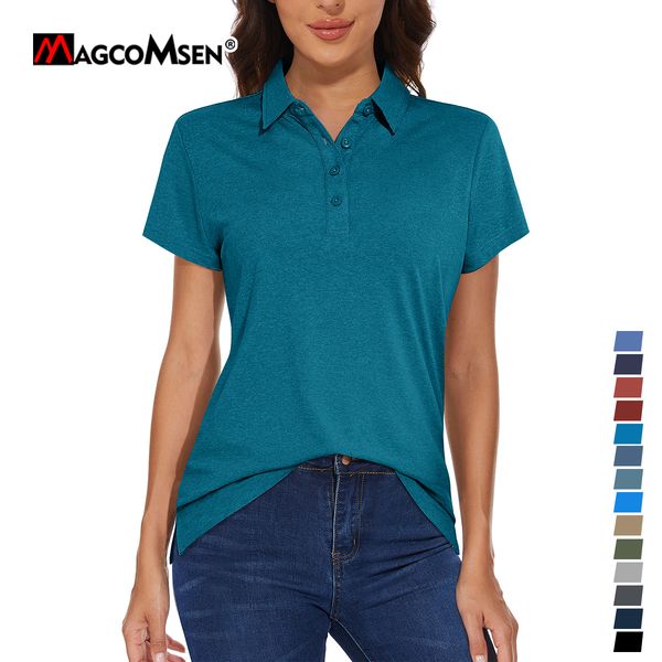 women's polos magcomsen golf polo tshirts short sleeve upf 50 quick dry collared shirts lightweight athletic tennis 230905, White
women's polos magcomsen golf polo tshirts short sleeve upf 50 quick dry collared shirts lightweight athletic tennis 230905, White