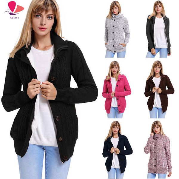 womens sweaters thick autumn winter long sleeve knitwear cardigan women large size knitted sweater female graceful jumper coat hooded 230905, White;black
womens sweaters thick autumn winter long sleeve knitwear cardigan women large size knitted sweater female graceful jumper coat hooded 230905, White;black