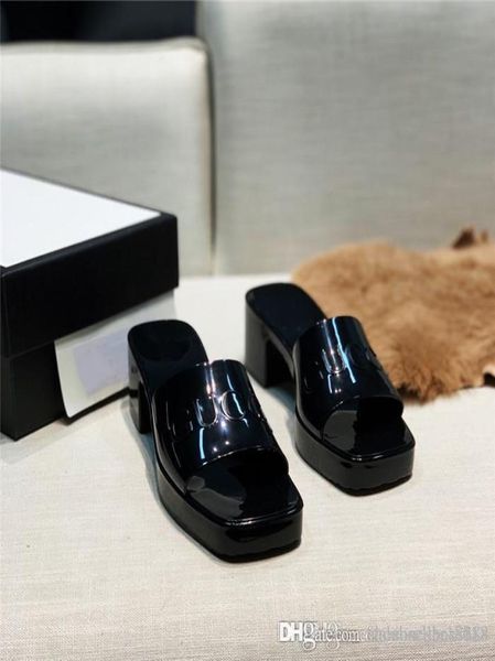 2021 new high heels jelly ladies shoes thick soles thick heels oneline slippers heel height 55 cm with complete packaging3408663, Black
2021 new high heels jelly ladies shoes thick soles thick heels oneline slippers heel height 55 cm with complete packaging3408663, Black