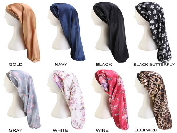 extra long satin bonnet sleep cap long bonnet for braids women fashion leopard floral printed silky hair loose cap gd10718056746, Blue;gray
extra long satin bonnet sleep cap long bonnet for braids women fashion leopard floral printed silky hair loose cap gd10718056746, Blue;gray