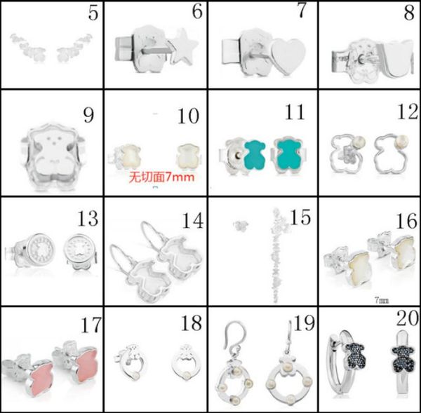 2020 100 925 sterling silver bear stud earrings classic pierced stud earrings jewelry manufacturers whole 25421537, Golden;silver
2020 100 925 sterling silver bear stud earrings classic pierced stud earrings jewelry manufacturers whole 25421537, Golden;silver