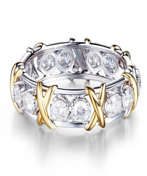 professional eternity diamonique cz simulated diamond 10kt whiteyellow gold filled wedding band cross ring size 6119053332, Slivery;golden
professional eternity diamonique cz simulated diamond 10kt whiteyellow gold filled wedding band cross ring size 6119053332, Slivery;golden