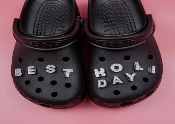 bling bling designer accessories luxury metal letter charms for shoe decoration3271704, White;pink
bling bling designer accessories luxury metal letter charms for shoe decoration3271704, White;pink
