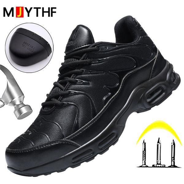 boots highquality air cushion safety shoes men antismash antipuncture protective work sneakers light comfortable 230905, Black
boots highquality air cushion safety shoes men antismash antipuncture protective work sneakers light comfortable 230905, Black