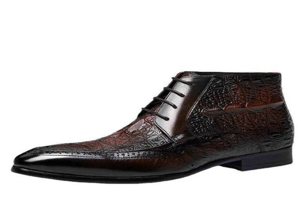 men039s leather fashion cow ankle alligator style mens boot shoes point toe design casual3224585, Black
men039s leather fashion cow ankle alligator style mens boot shoes point toe design casual3224585, Black