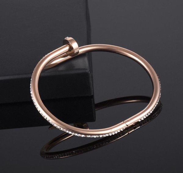 rose gold bangle brand designer classic nail men bracelet luxury women jewelry diamond bracelet for gift never fade3695951, Black
rose gold bangle brand designer classic nail men bracelet luxury women jewelry diamond bracelet for gift never fade3695951, Black