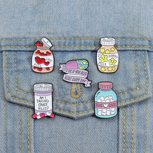 love star pills enamel pins custom it's ok to take meds brooch lapel badges mental health care jewelry gift for kids friends, Blue
love star pills enamel pins custom it's ok to take meds brooch lapel badges mental health care jewelry gift for kids friends, Blue