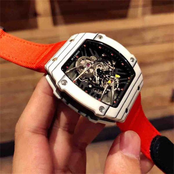 luxury richar watches milles men's watch master white carbon fiber case mechanical automatic butterfly buckle nylon strap ricro
luxury richar watches milles men's watch master white carbon fiber case mechanical automatic butterfly buckle nylon strap ricro