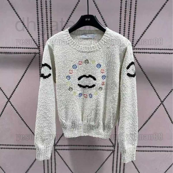 women's sweaters designer woman sweater luxury annel classic fashion coloured embroidery loose coat d31h, White;black
women's sweaters designer woman sweater luxury annel classic fashion coloured embroidery loose coat d31h, White;black