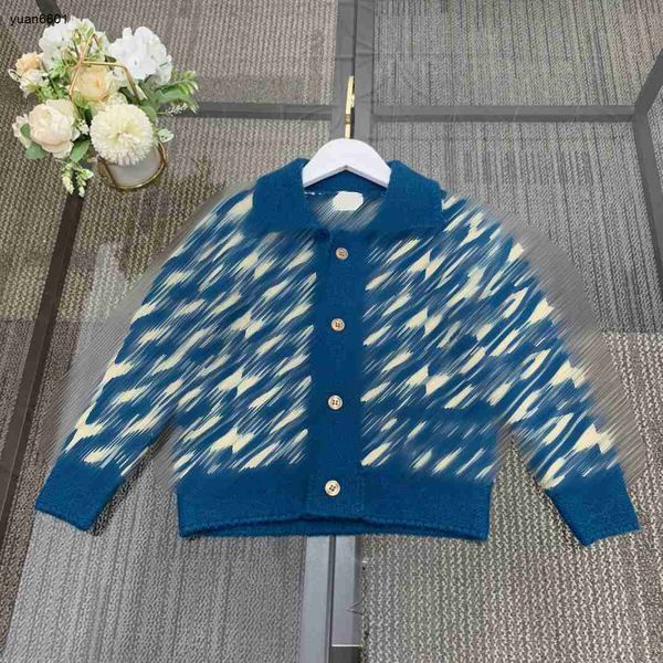2023 baby clothes fashion kids cardigan child lapel sweater size 100150 cm spring products diamond jacquard knitted overcoat for girl boy se, Blue
2023 baby clothes fashion kids cardigan child lapel sweater size 100150 cm spring products diamond jacquard knitted overcoat for girl boy se, Blue