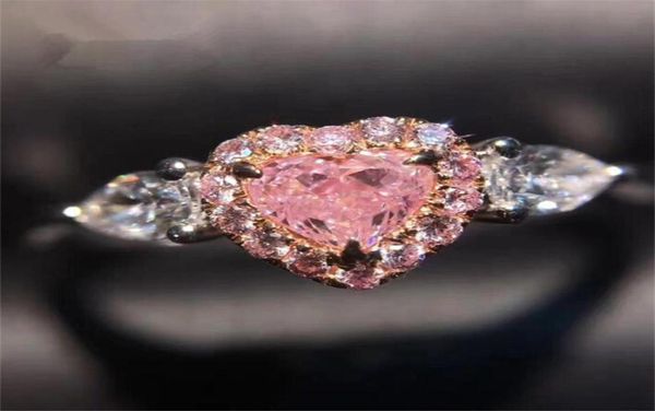 sweet cute wedding rings simple fashion jewelry real 925 sterling silver heart shape pink sapphire cz diamond gemstones eternity w9475111, Slivery;golden
sweet cute wedding rings simple fashion jewelry real 925 sterling silver heart shape pink sapphire cz diamond gemstones eternity w9475111, Slivery;golden