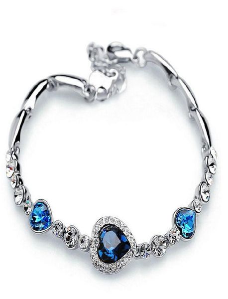 bracelets for women fashion ocean blue sliver plated crystal rhinestone heart charm bracelet bangle gift rovski jewelry charm bracelets68128, Golden;silver
bracelets for women fashion ocean blue sliver plated crystal rhinestone heart charm bracelet bangle gift rovski jewelry charm bracelets68128, Golden;silver