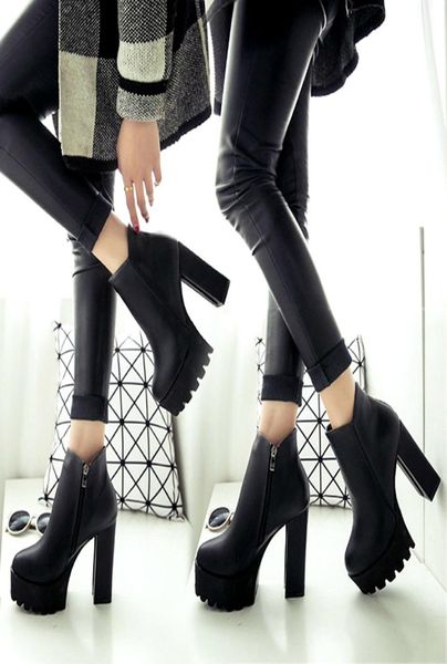 highheeled women ankle boots round toe ladies platform martin boots spring and autumn female high heels shoes6978502, Black
highheeled women ankle boots round toe ladies platform martin boots spring and autumn female high heels shoes6978502, Black