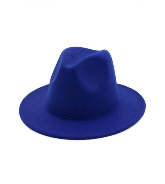 wide brim hats fedora hat men and women winter wedding jazz solid classical wool felt caps8920769, Blue;gray 
wide brim hats fedora hat men and women winter wedding jazz solid classical wool felt caps8920769, Blue;gray