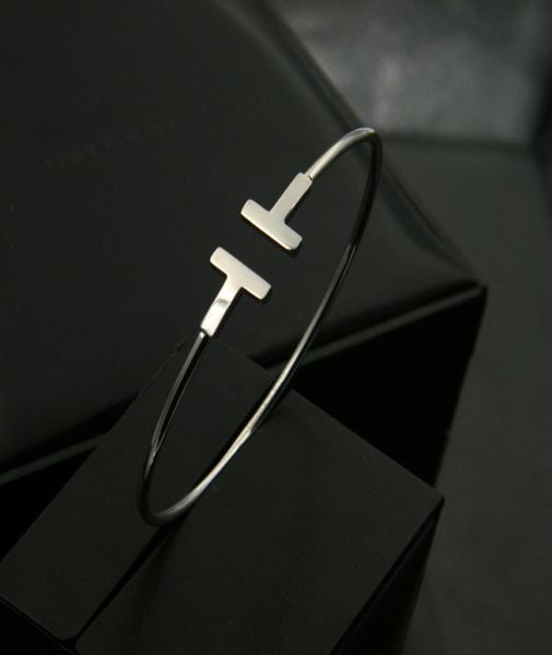 pulsera mujer new luxury quality fashion women jewelry stainless steel open cuff double t bangle bracelet gold silver rose gold7487416, Black
pulsera mujer new luxury quality fashion women jewelry stainless steel open cuff double t bangle bracelet gold silver rose gold7487416, Black