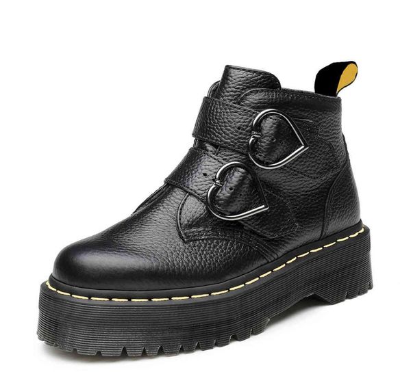 woman's martens boots de heart leather platforml boots pantshoes ankle boots litchi peel milled nappa heightening shoes4550556, Black
woman's martens boots de heart leather platforml boots pantshoes ankle boots litchi peel milled nappa heightening shoes4550556, Black