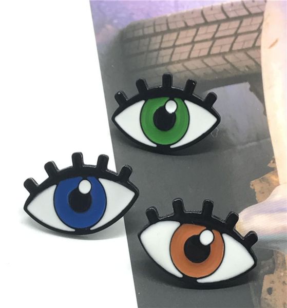 green blue long eyelash eye metal enamel brooch creative fashion protection vision badge pin personality trendy jewelry gift7074770, Gray
green blue long eyelash eye metal enamel brooch creative fashion protection vision badge pin personality trendy jewelry gift7074770, Gray