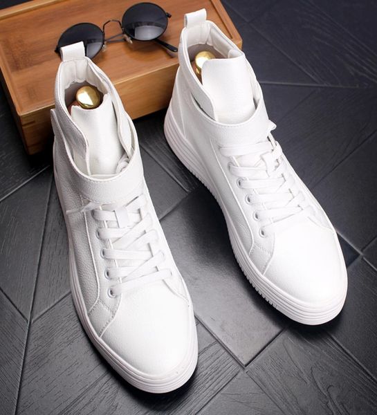 fashion men039s genuine leather skate shoes mens brand casual highhook loop sports flats man outdoor party driving ankle1531534, Black 
fashion men039s genuine leather skate shoes mens brand casual highhook loop sports flats man outdoor party driving ankle1531534, Black