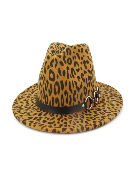 men women leopardprint jazz felt hat flat brim fedora hats with belt buckle panama trilby cap party formal hat5103055, Blue;gray
men women leopardprint jazz felt hat flat brim fedora hats with belt buckle panama trilby cap party formal hat5103055, Blue;gray