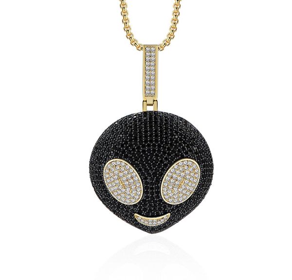2019 new personality fashion black color alien pendant necklace copper zircon jewelry necklace hip hop wind rap party gift4539085, Silver
2019 new personality fashion black color alien pendant necklace copper zircon jewelry necklace hip hop wind rap party gift4539085, Silver