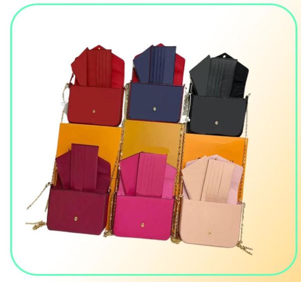 designer bags 3piece set luxurys handbags chain shoulder bag designers crossbody style women handbag and purse walle4323788, Red;black
designer bags 3piece set luxurys handbags chain shoulder bag designers crossbody style women handbag and purse walle4323788, Red;black