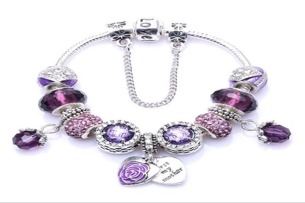 luxury designer jewelry women charm bracelet fit bracelets for women heart crystal love bracelets blue pink purple beads diy jewelry1388832, Golden;silver
luxury designer jewelry women charm bracelet fit bracelets for women heart crystal love bracelets blue pink purple beads diy jewelry1388832, Golden;silver
